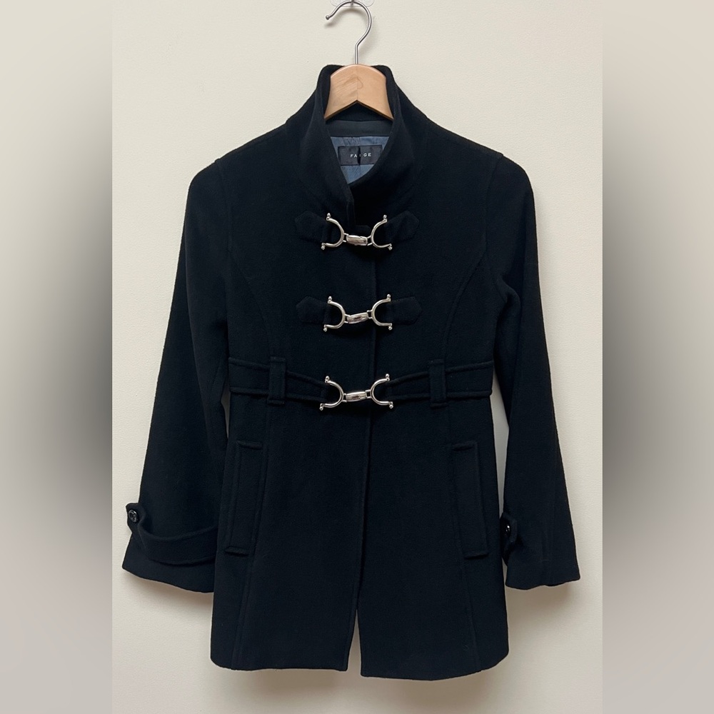 Fage Black Wool Coat